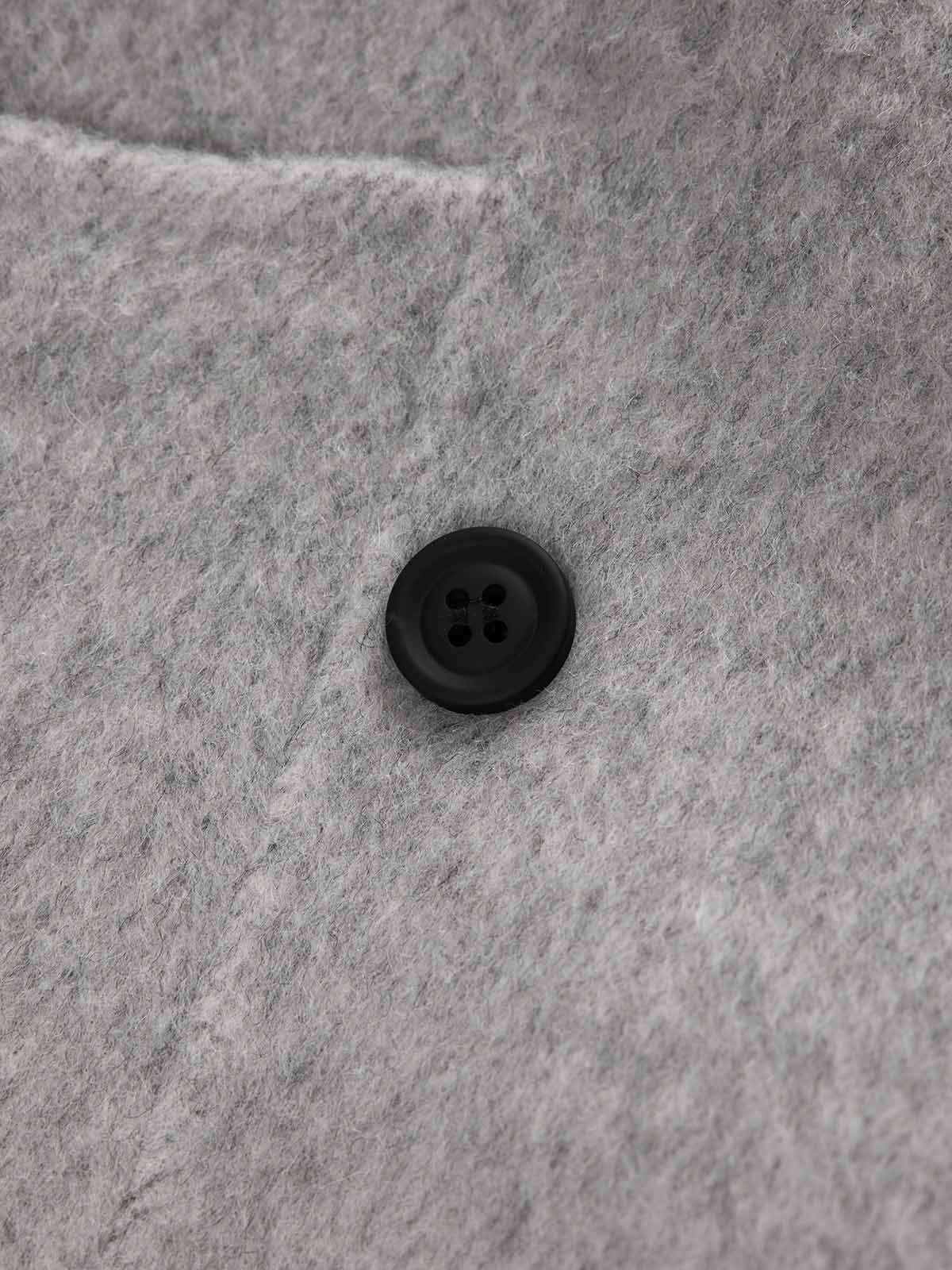 ASOBIO Double-Faced Double-Breasted Wrap Coat