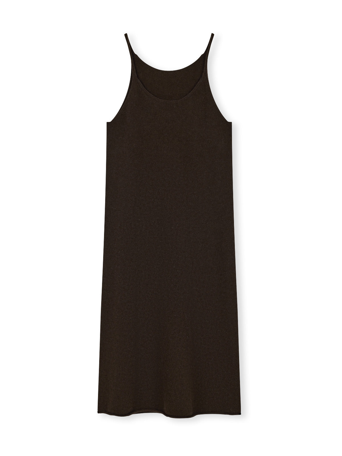 ASOBIO Yak Wool Knit Slip Dress