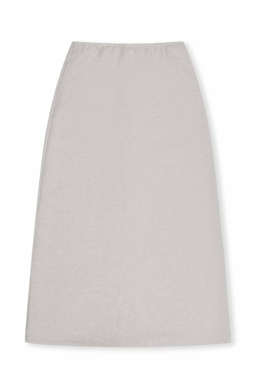 ASOBIO Wool-Blend Knit Midi Skirt