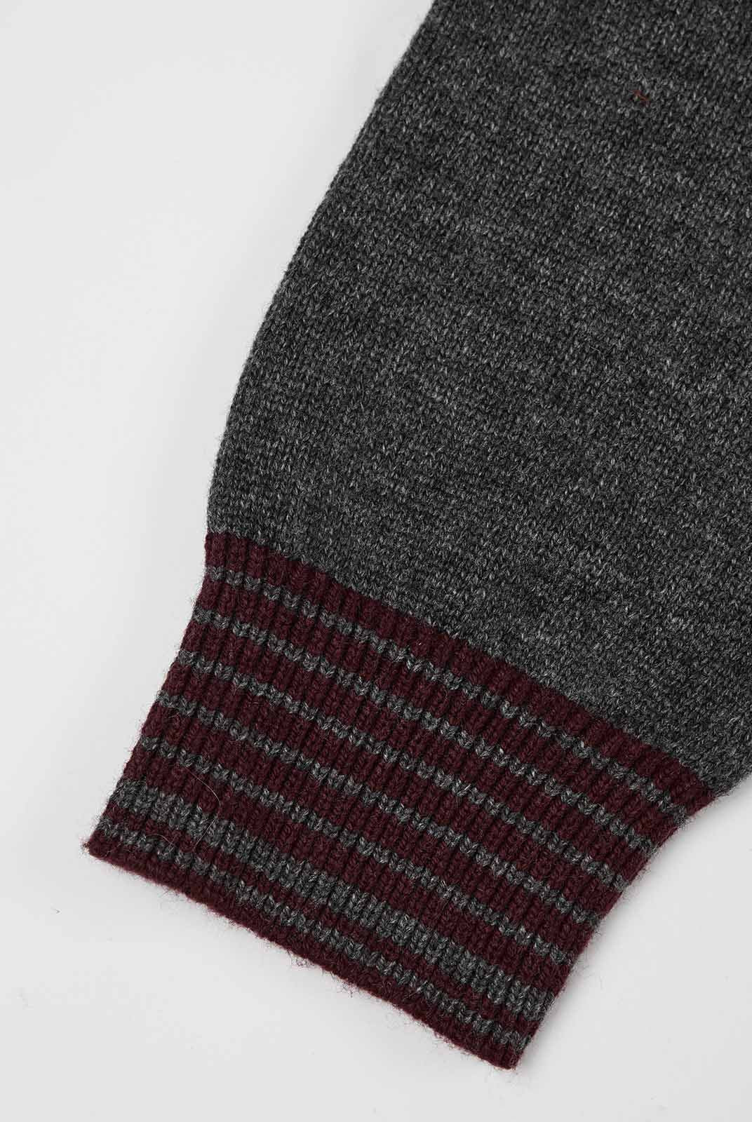 ASOBIO Merino Wool Zip-Up Cardigan