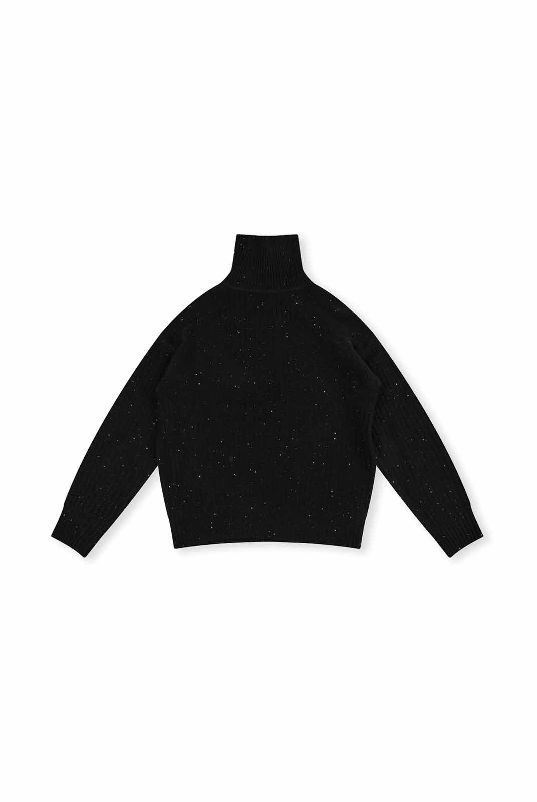 ASOBIO 100% Wool Sequin Sweater