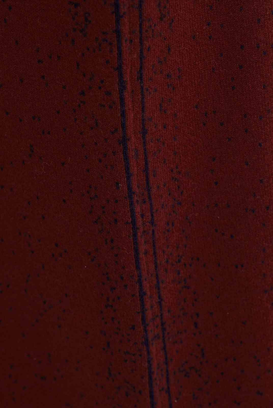 ASOBIO 100% Wool Knit Midi Skirt