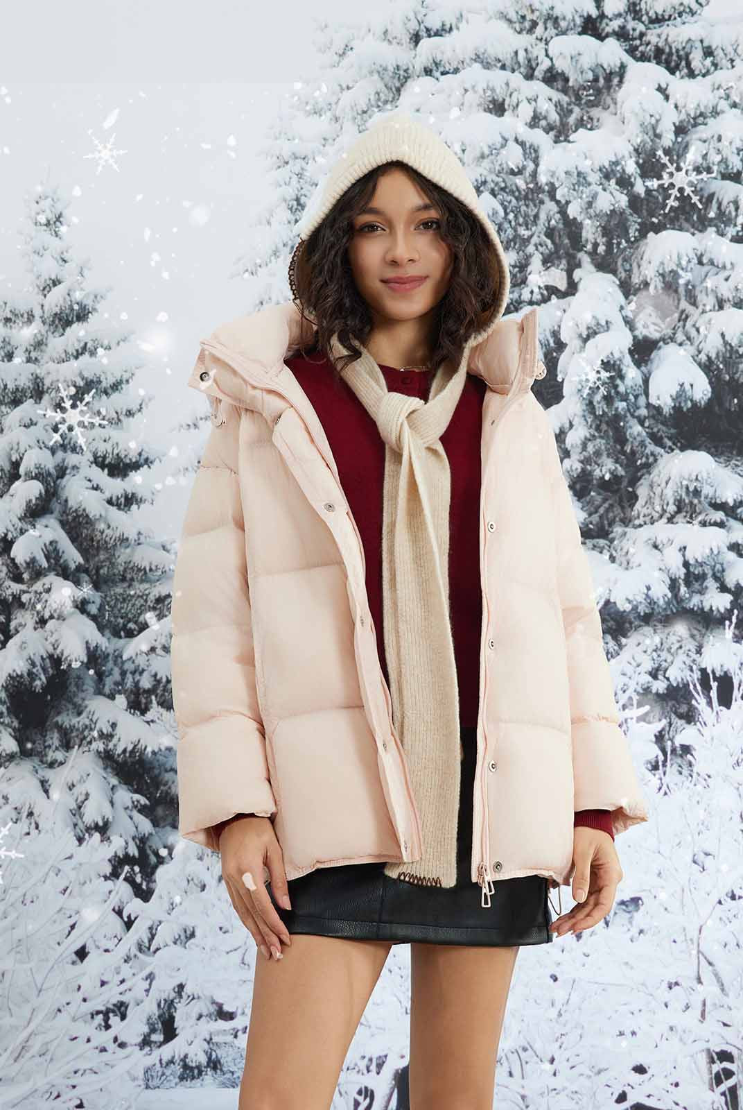 ASOBIO Hooded Down Puffer