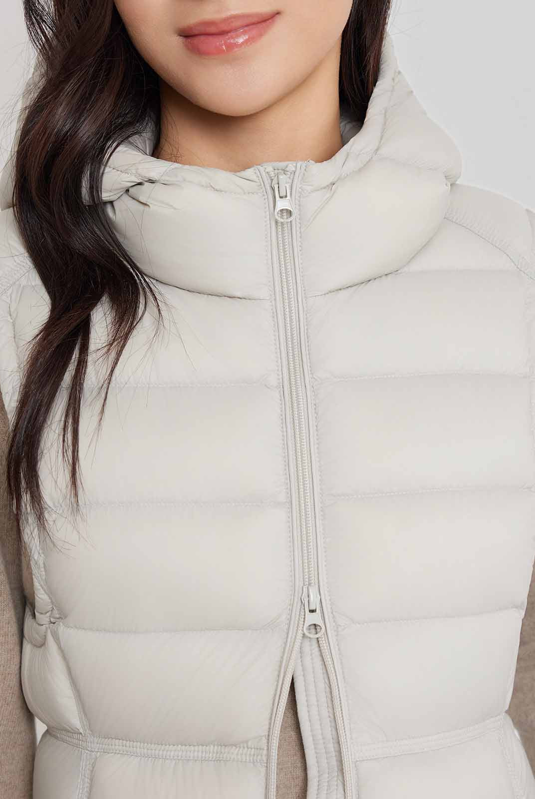 ASOBIO Lightweight Premium Down Puffer Hooded Vest