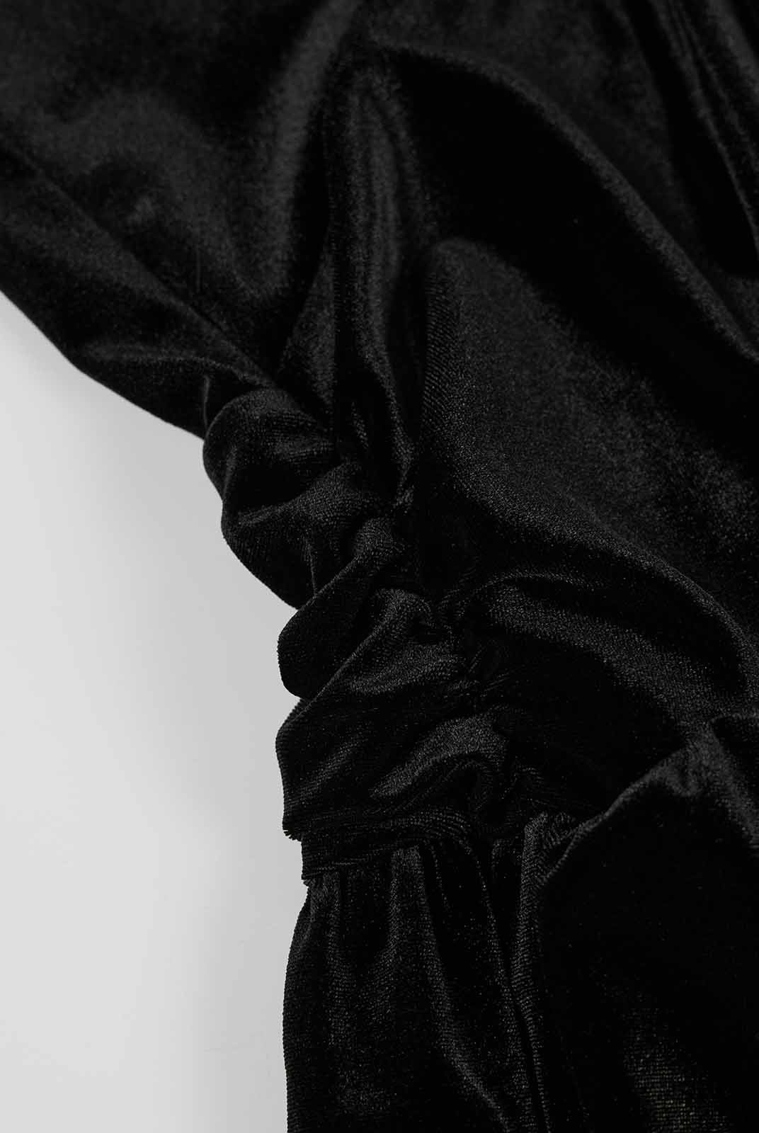 ASOBIO Velvet Twist-Front Maxi Dress