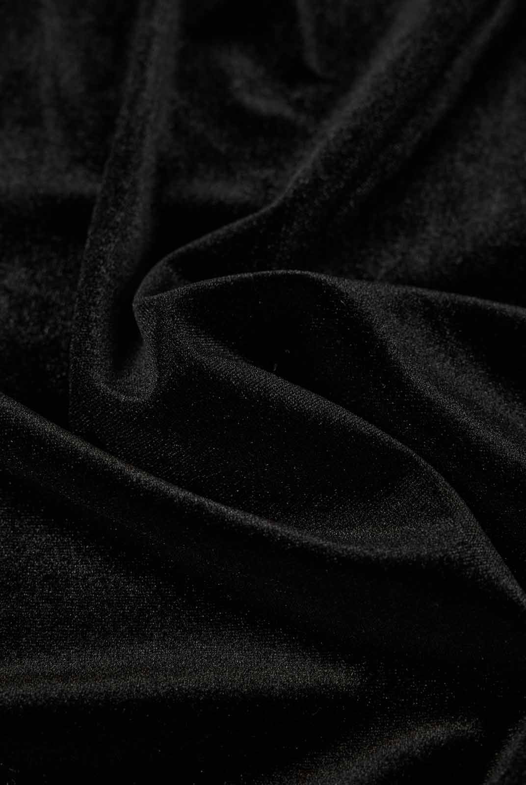 ASOBIO Velvet Twist-Front Maxi Dress