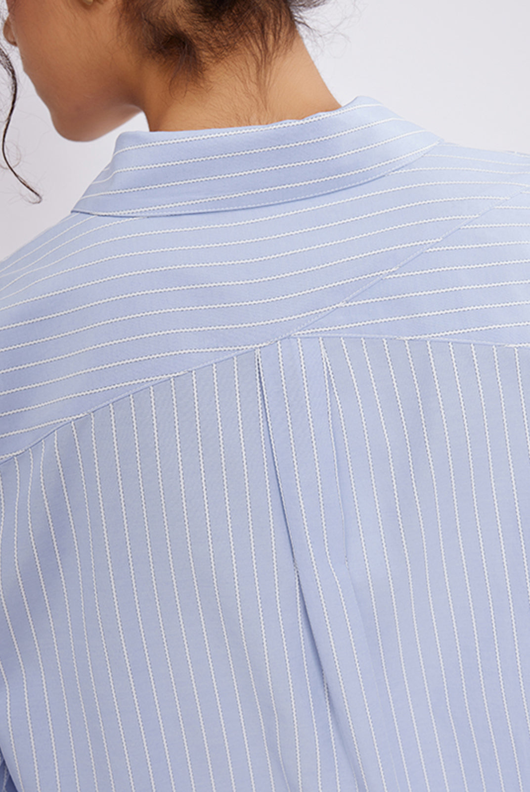 ASOBIO Relaxed Long-Sleeve Button-Up Shirt