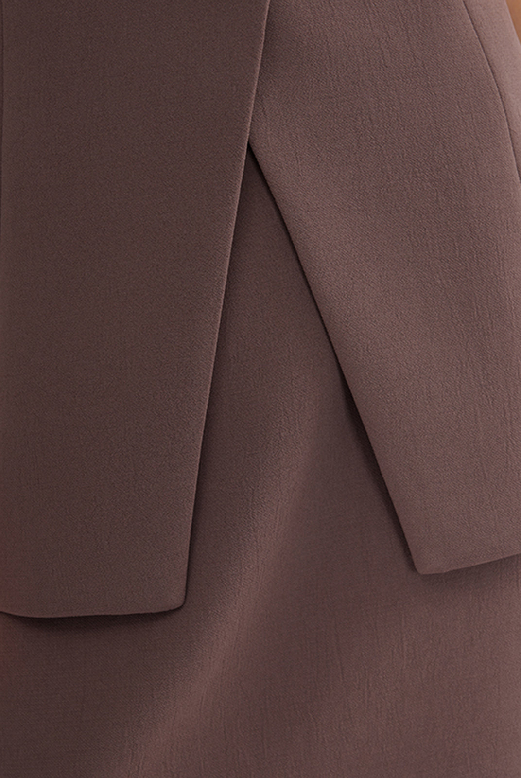 ASOBIO Slim-Fit Crewneck Button-Up Suit Vest