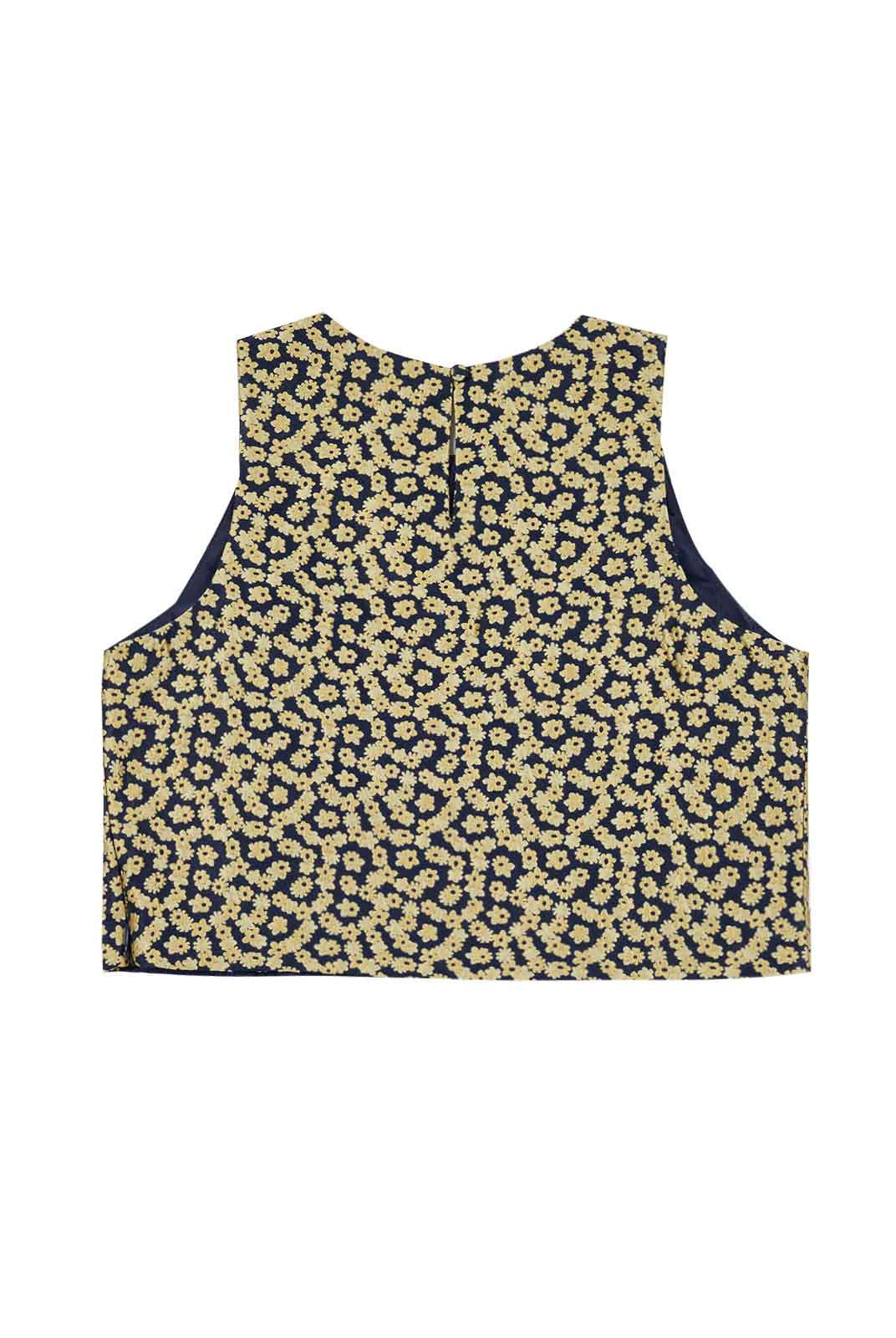 ASOBIO Jacquard Crewneck Tank Top