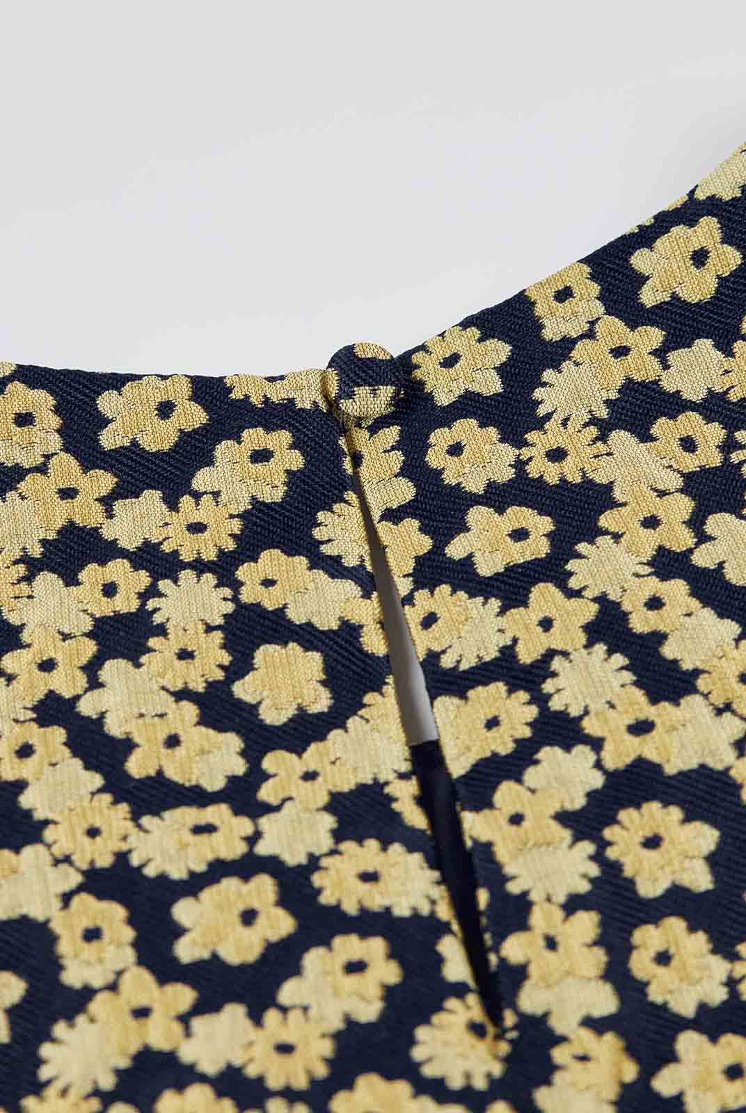 ASOBIO Jacquard Crewneck Tank Top