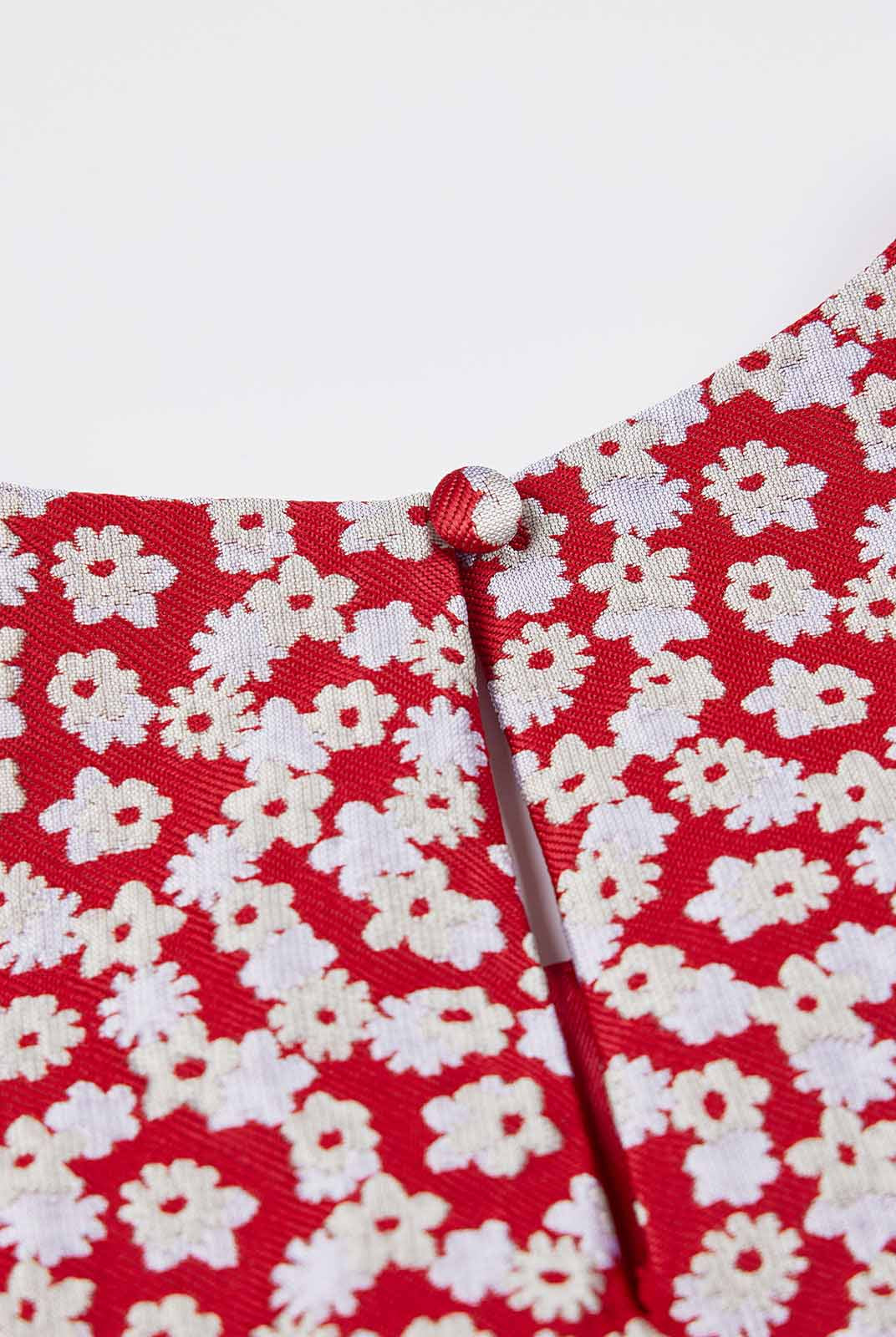 ASOBIO Jacquard Crewneck Tank Top