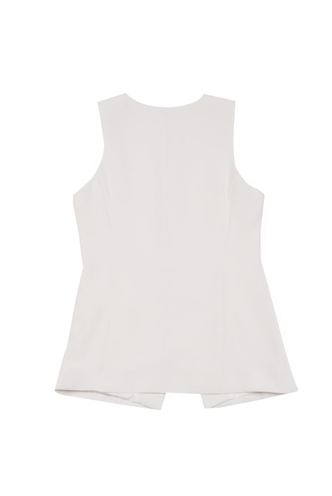 ASOBIO Slim-Fit Crewneck Button-Up Suit Vest