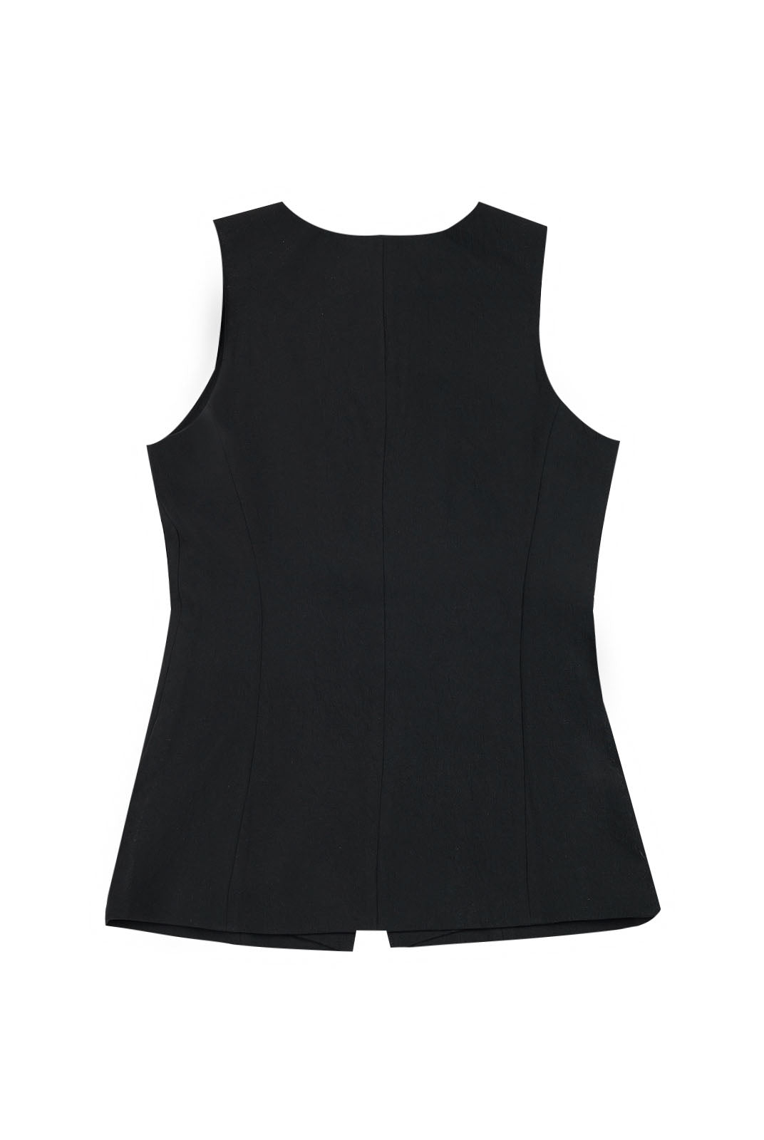 ASOBIO Slim-Fit Crewneck Button-Up Suit Vest