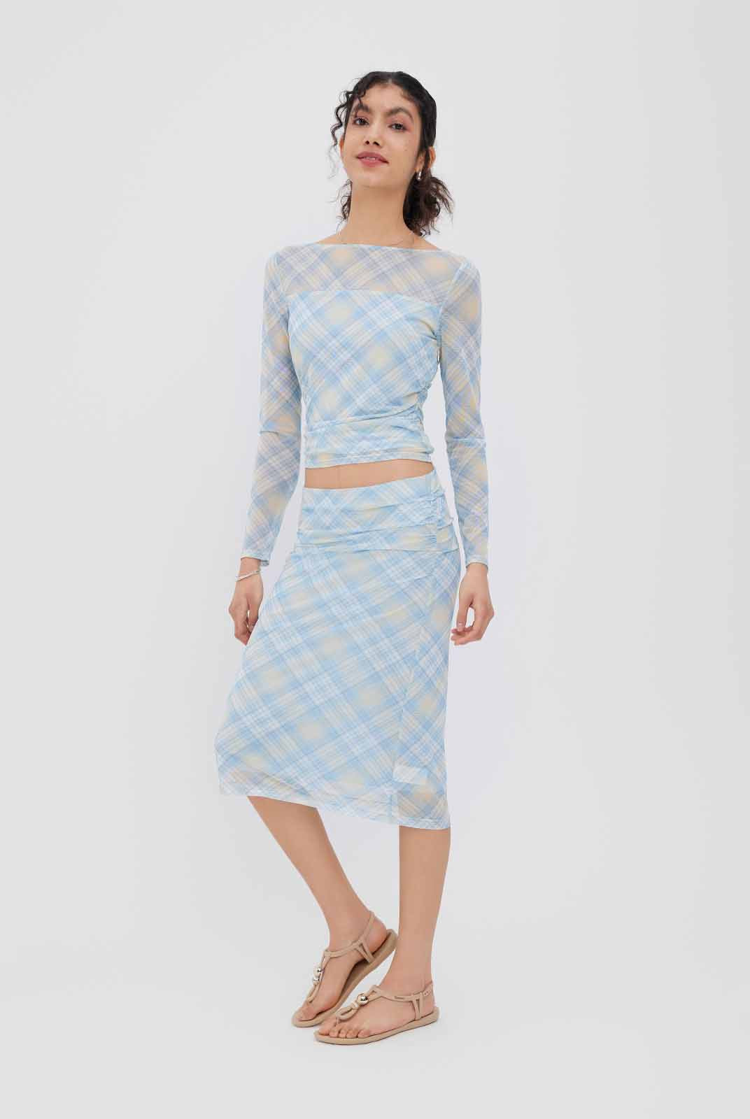Asobio Mesh Midi Skirt