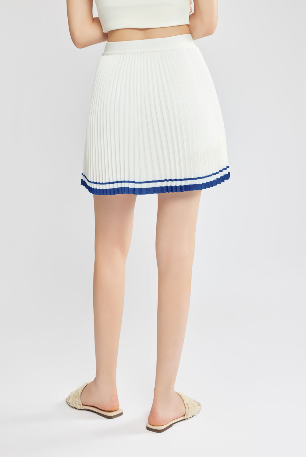 Pleated Mini Skirt
