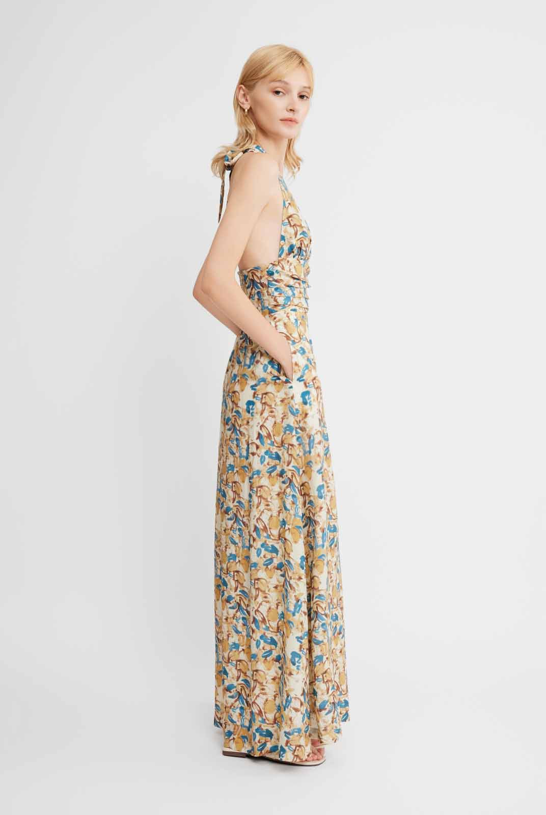 ASOBIO Halterneck Maxi Dress
