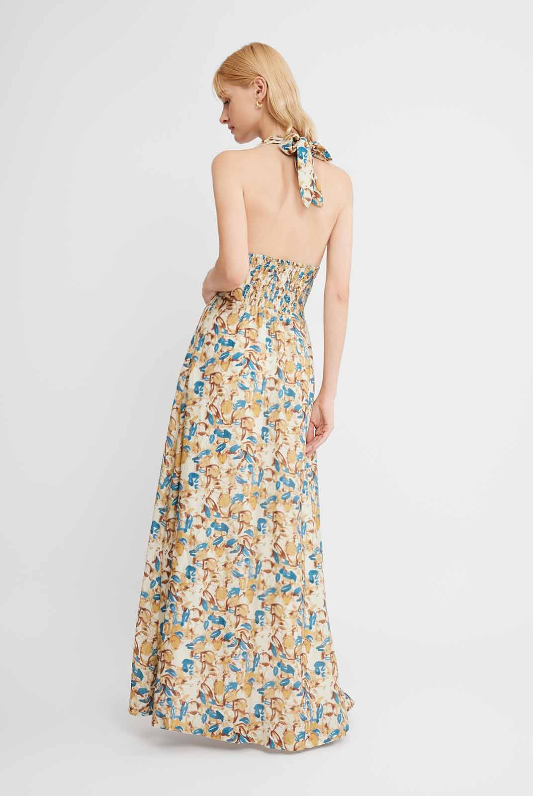 ASOBIO Halterneck Maxi Dress