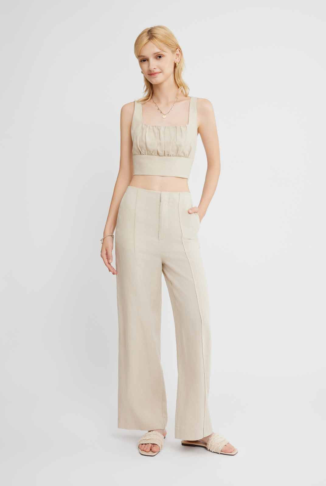Straight-Leg Minimalist Trousers