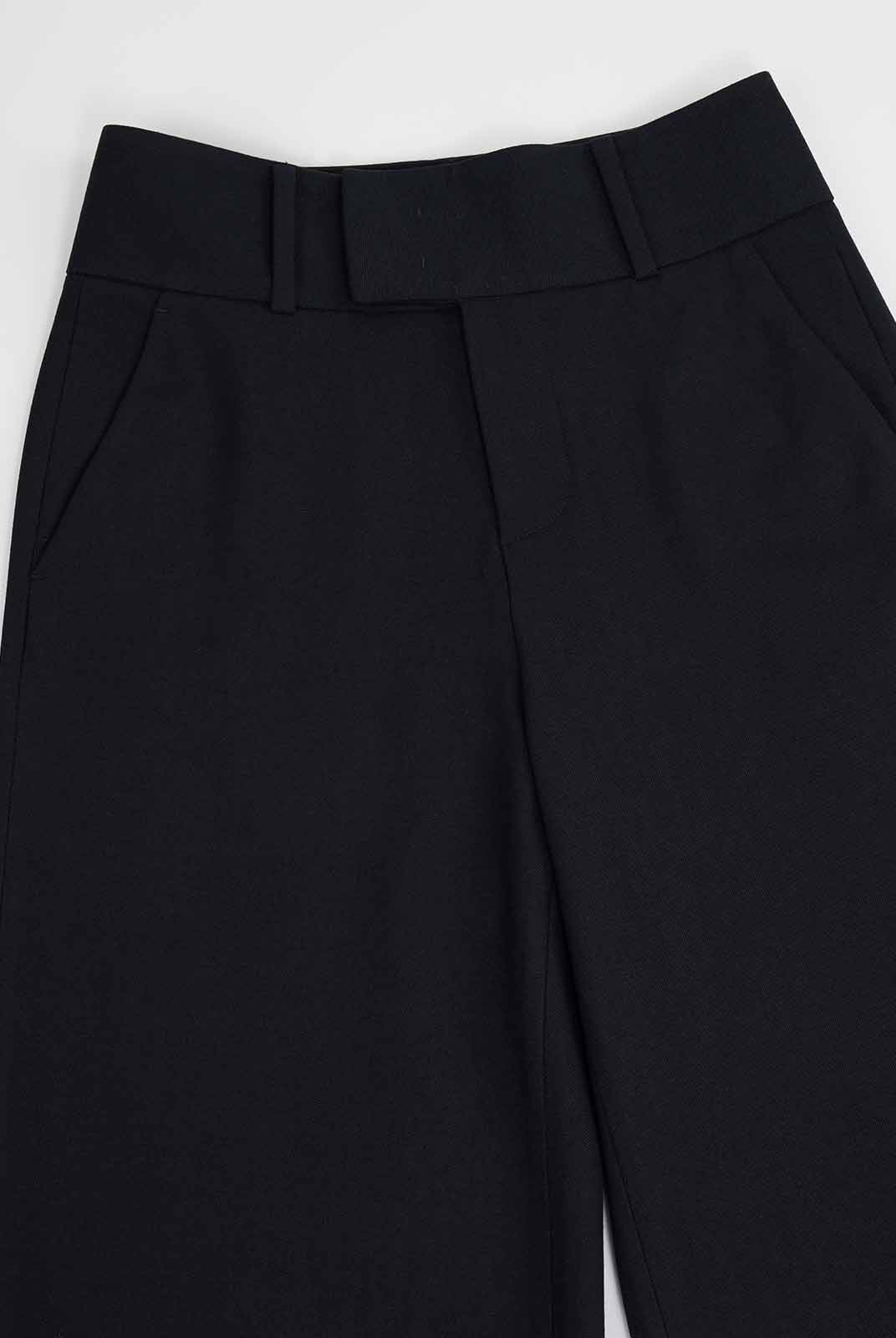 ASOBIO Wool Blend Wide-Leg Trousers