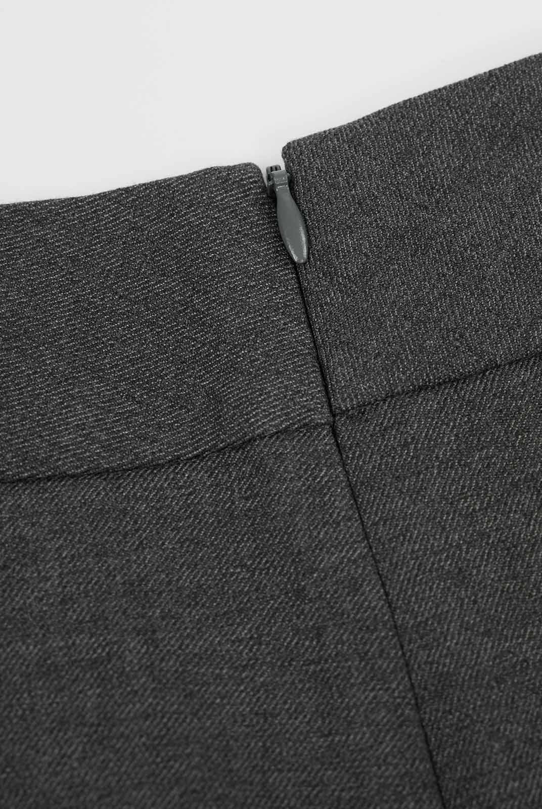 ASOBIO Wool Blend Pleated Trousers