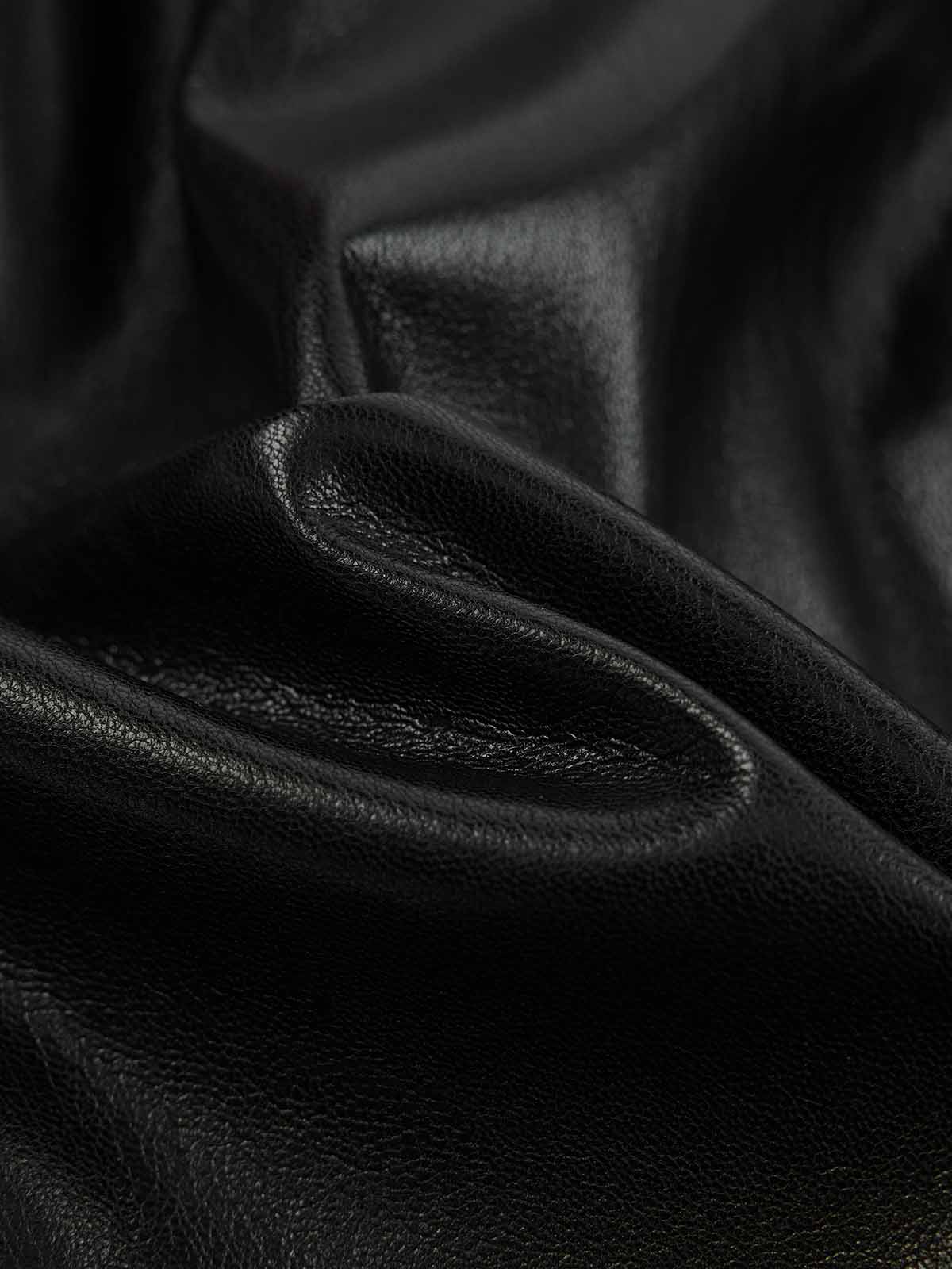 ASOBIO PU Straight-Leg Drawstring Pant