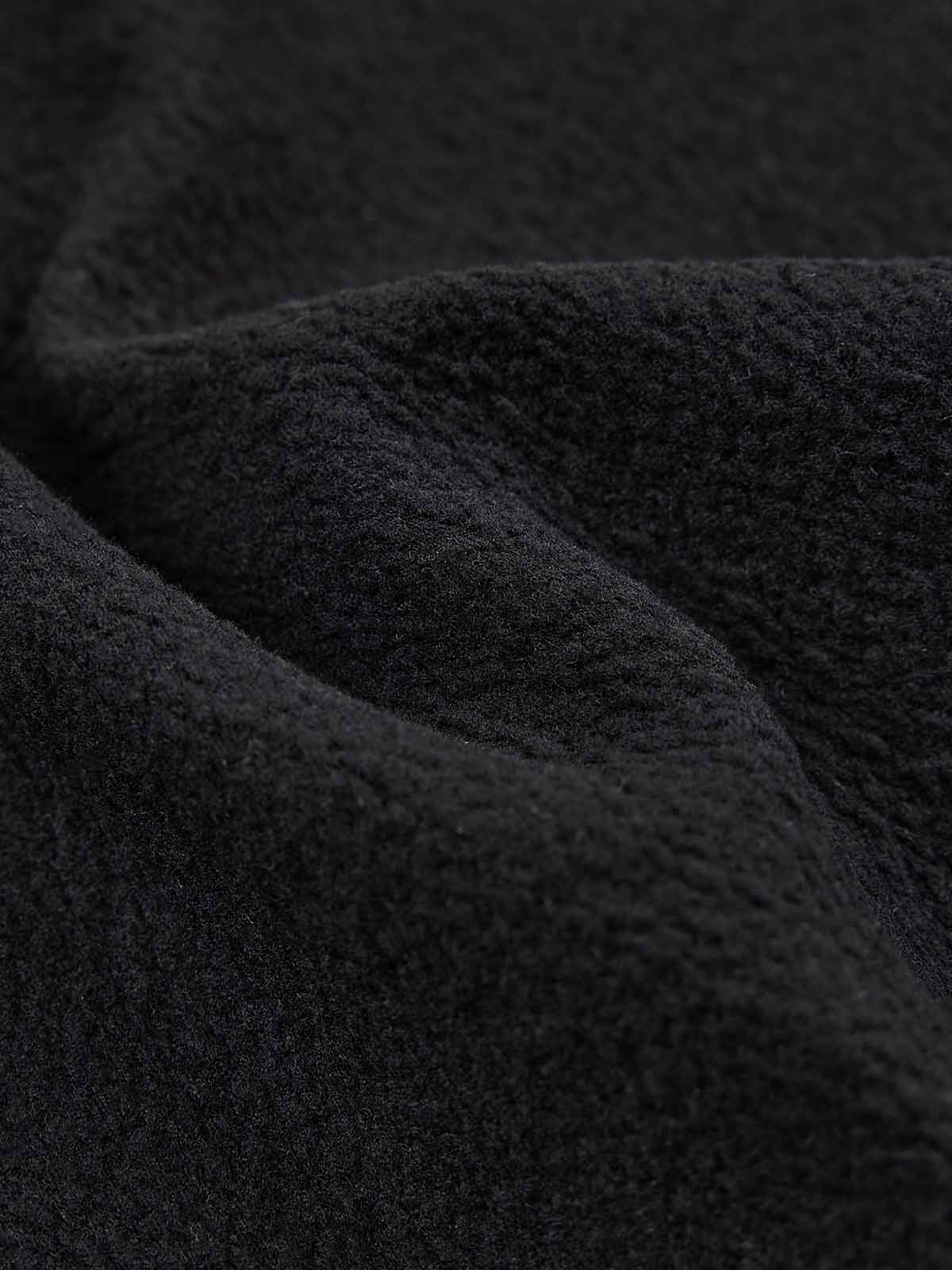 ASOBIO Wool-Blend High-Waist Wide-Leg Pant