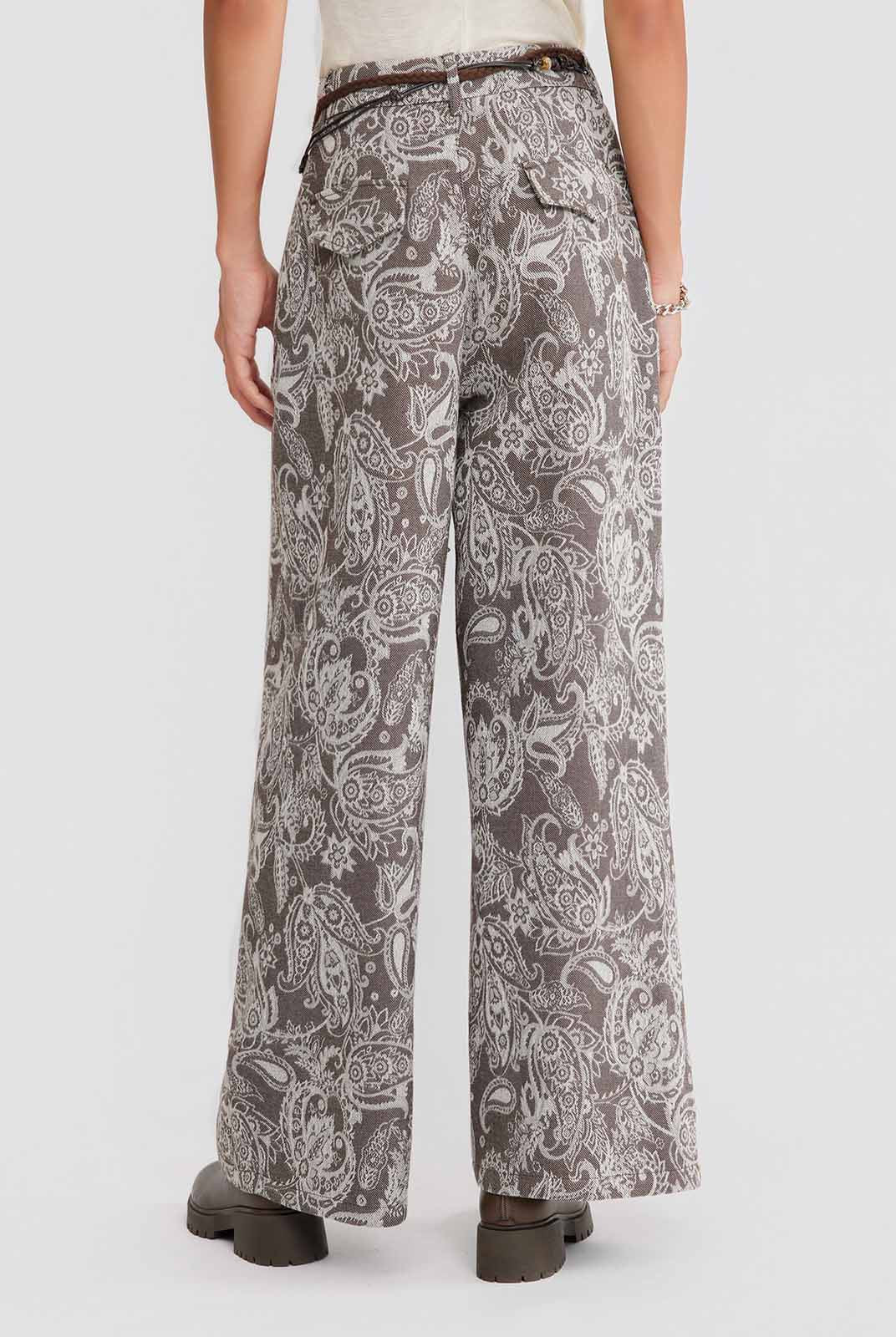 ASOBIO Paisley Print Pants
