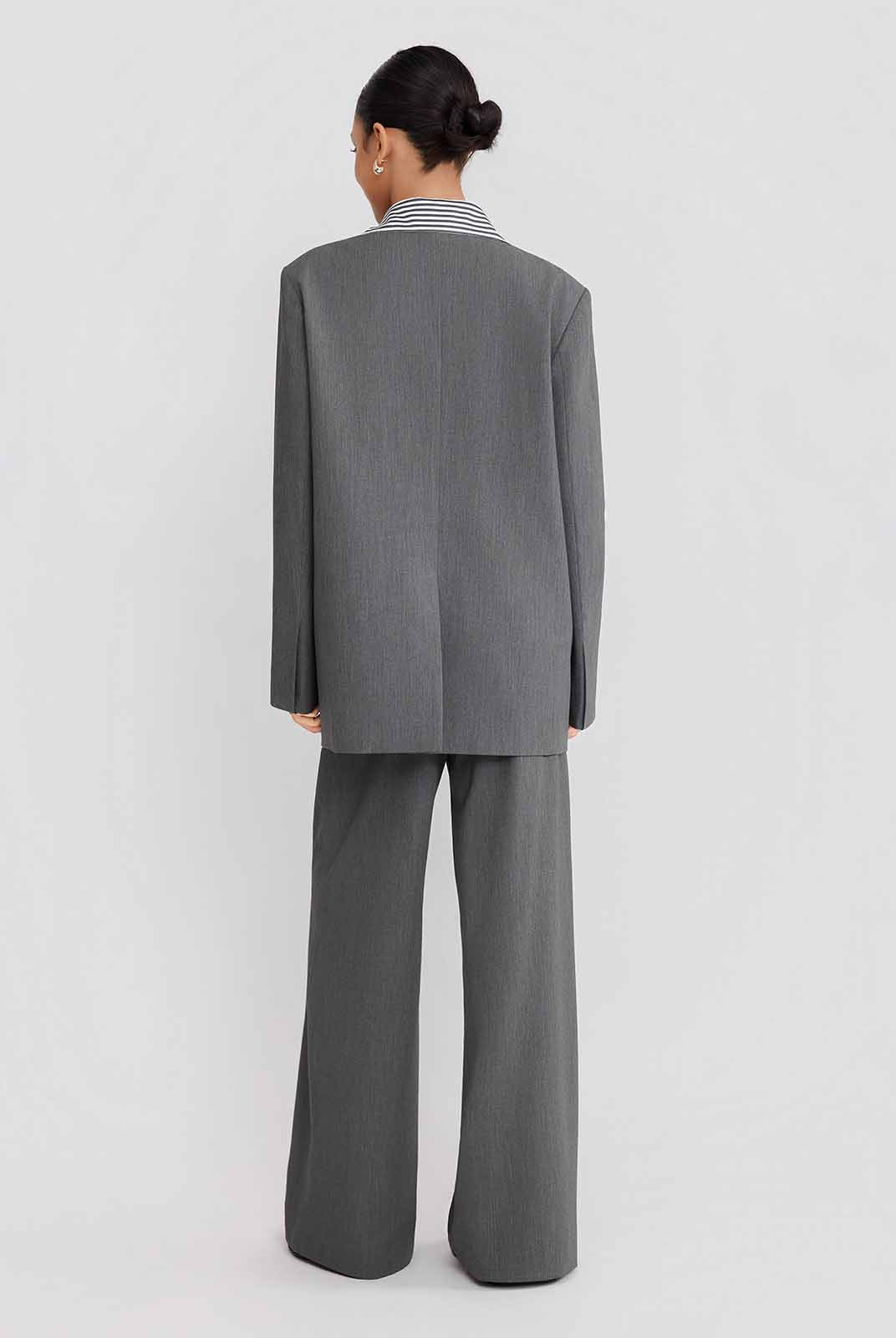 ASOBIO Detachable Collar Relaxed Blazer