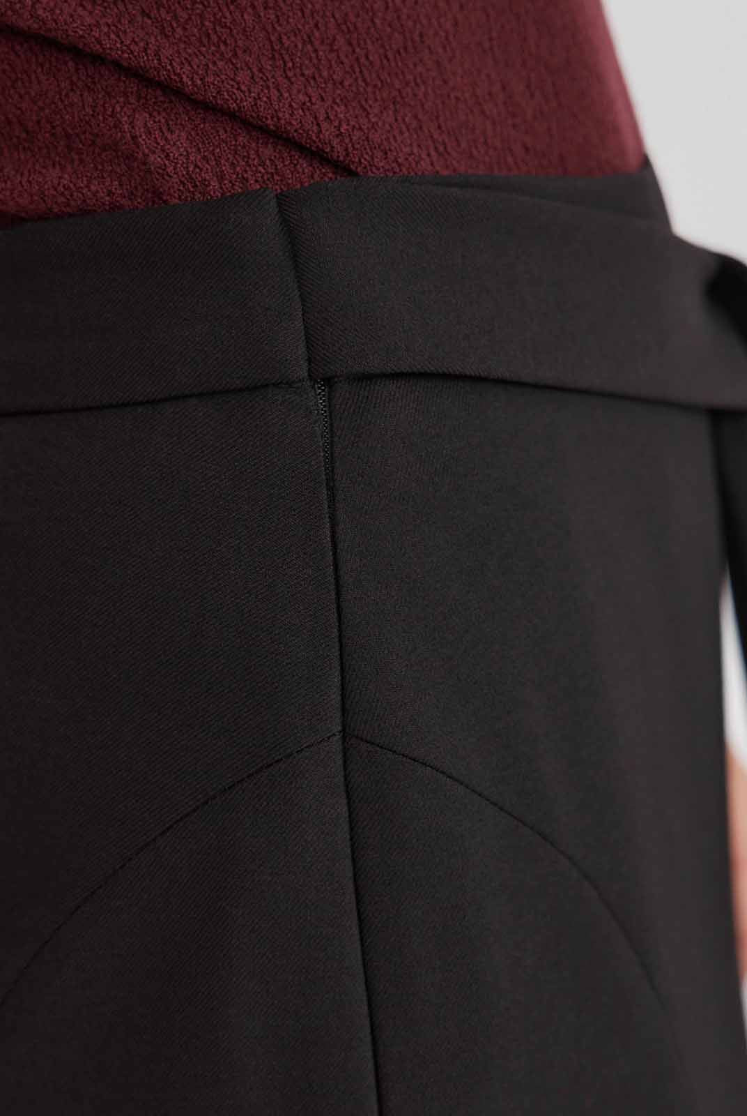 ASOBIO Stretch Knit Tie-Waist Skirt