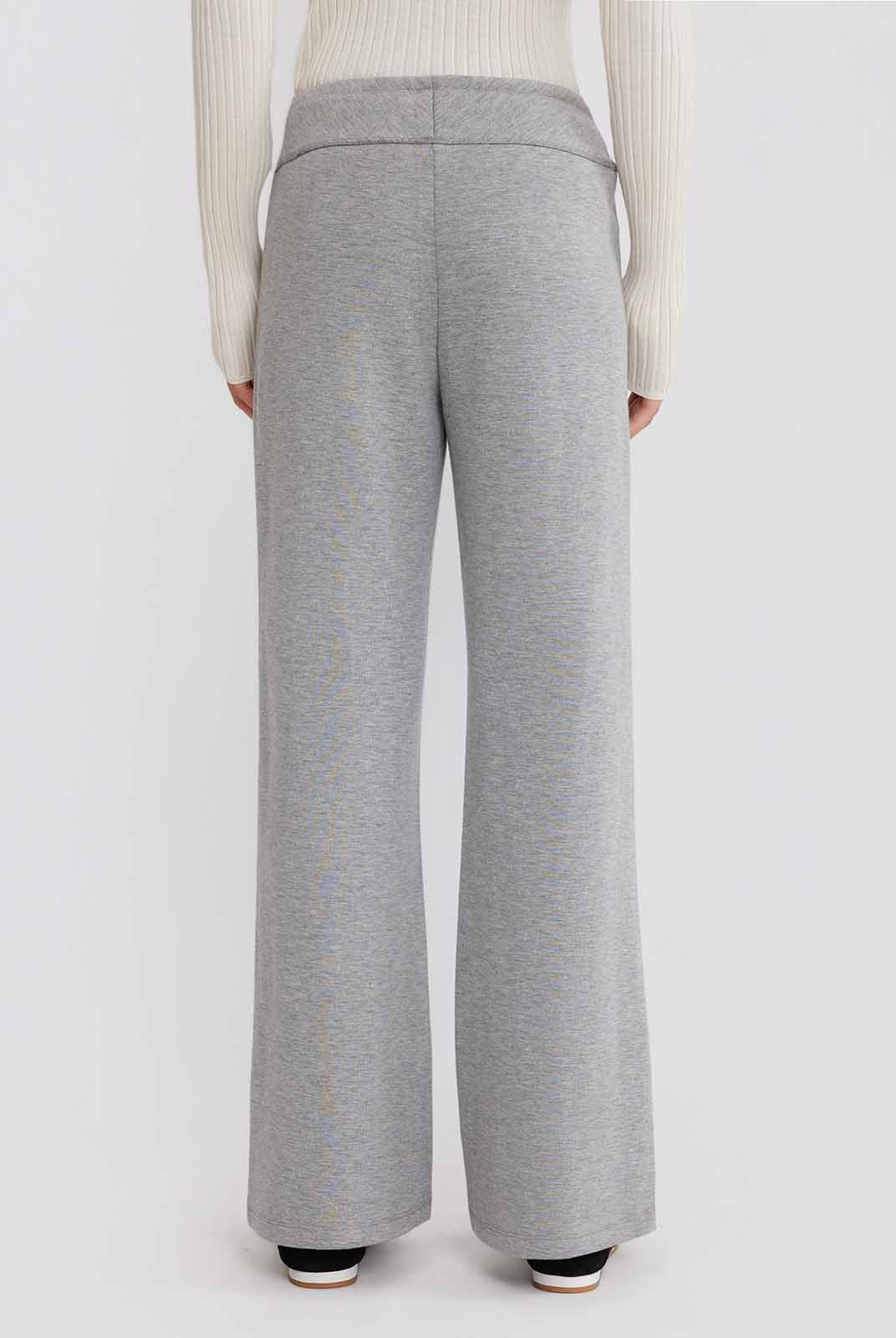 ASOBIO Wide-Leg Pull-On Sweatpants