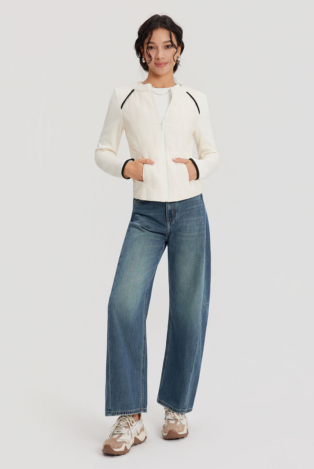 ASOBIO Lightweight Goose Down Jacket