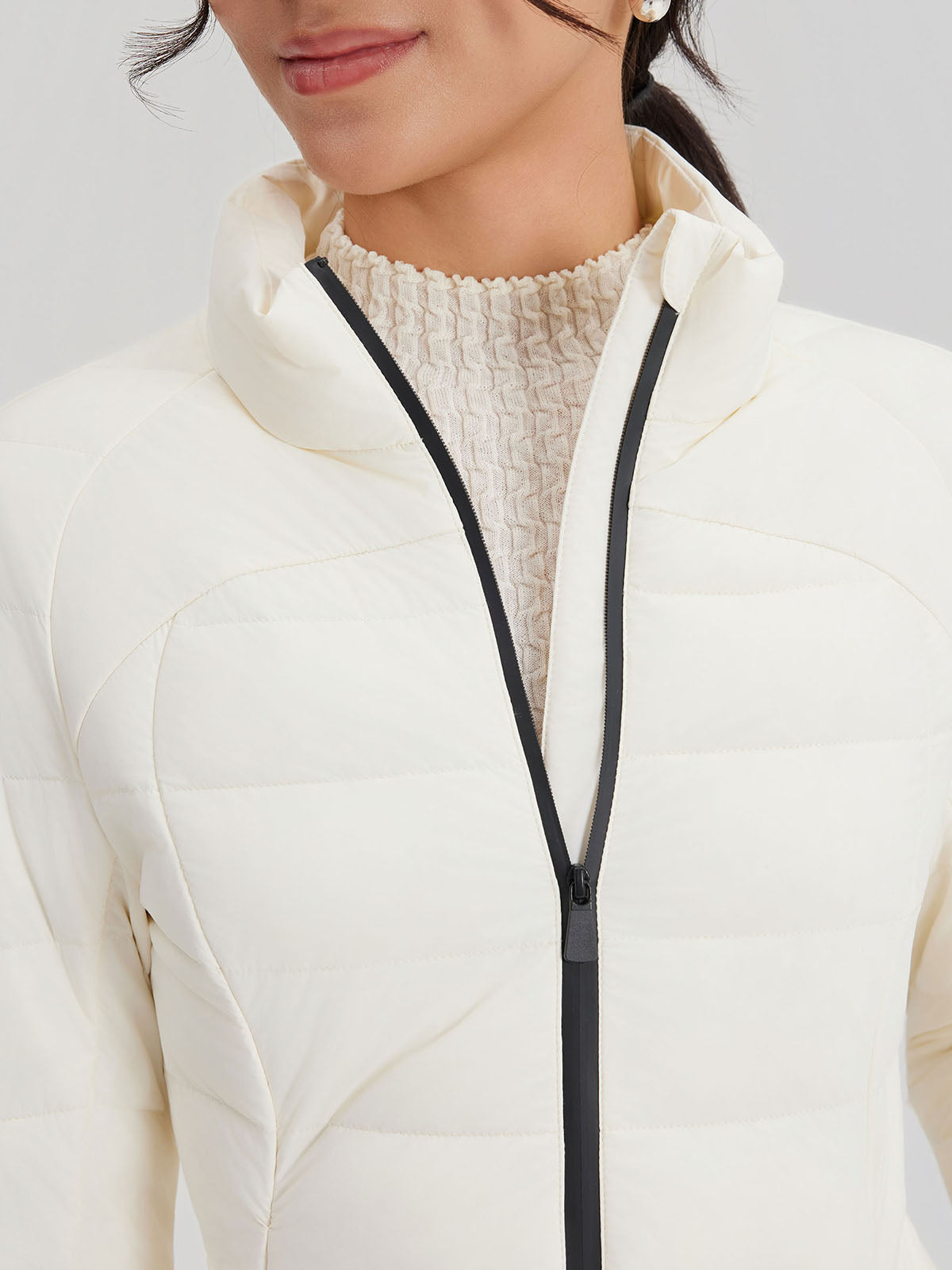 ASOBIO Stretch Goose Down Jacket