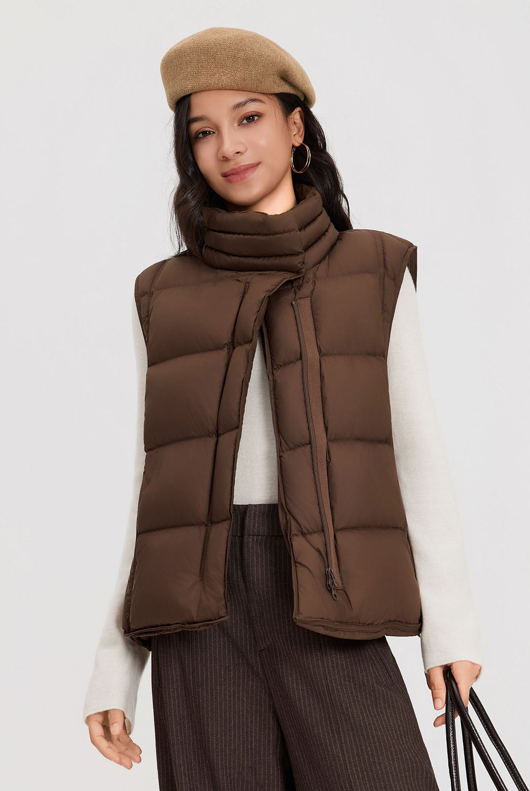 ASOBIO Goose Down puffer Vest