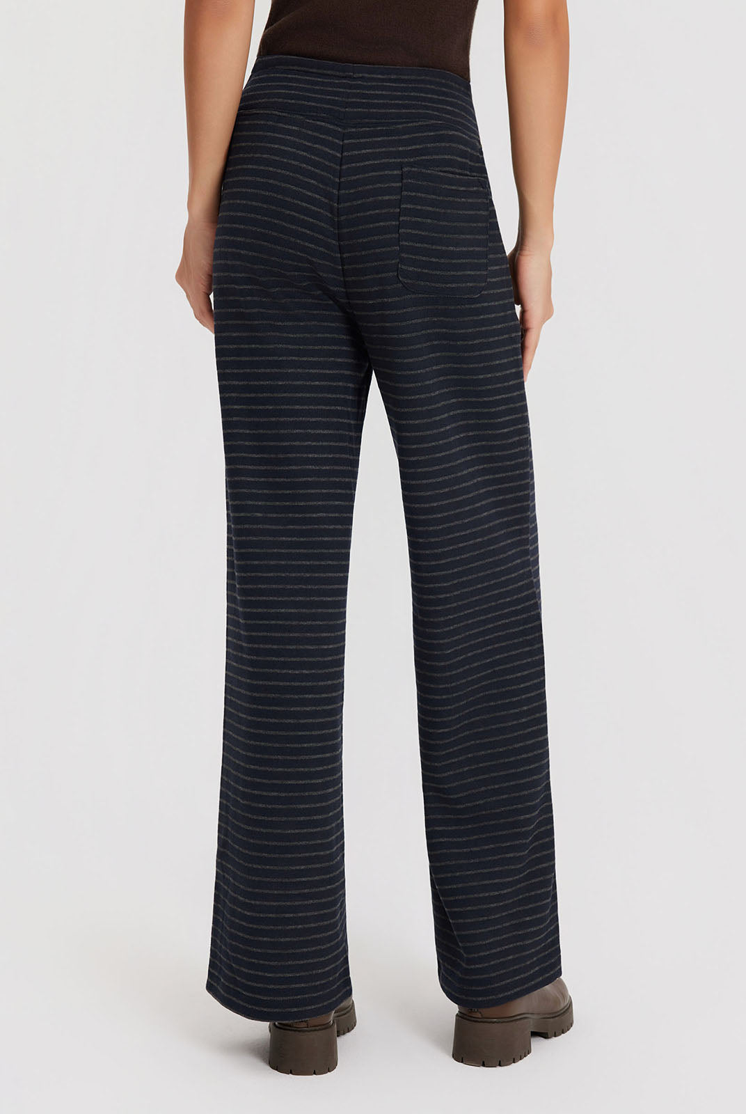 ASOBIO Striped Straight-Leg Sweatpants