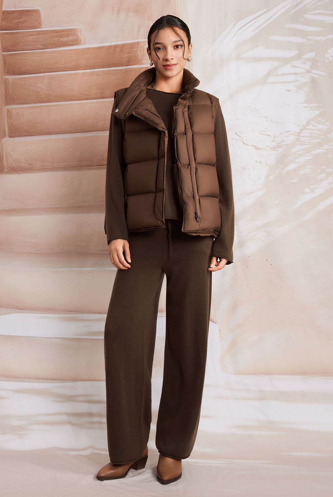 ASOBIO Goose Down puffer Vest