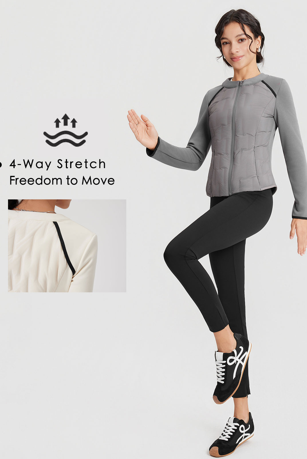 ASOBIO Lightweight Goose Down Jacket