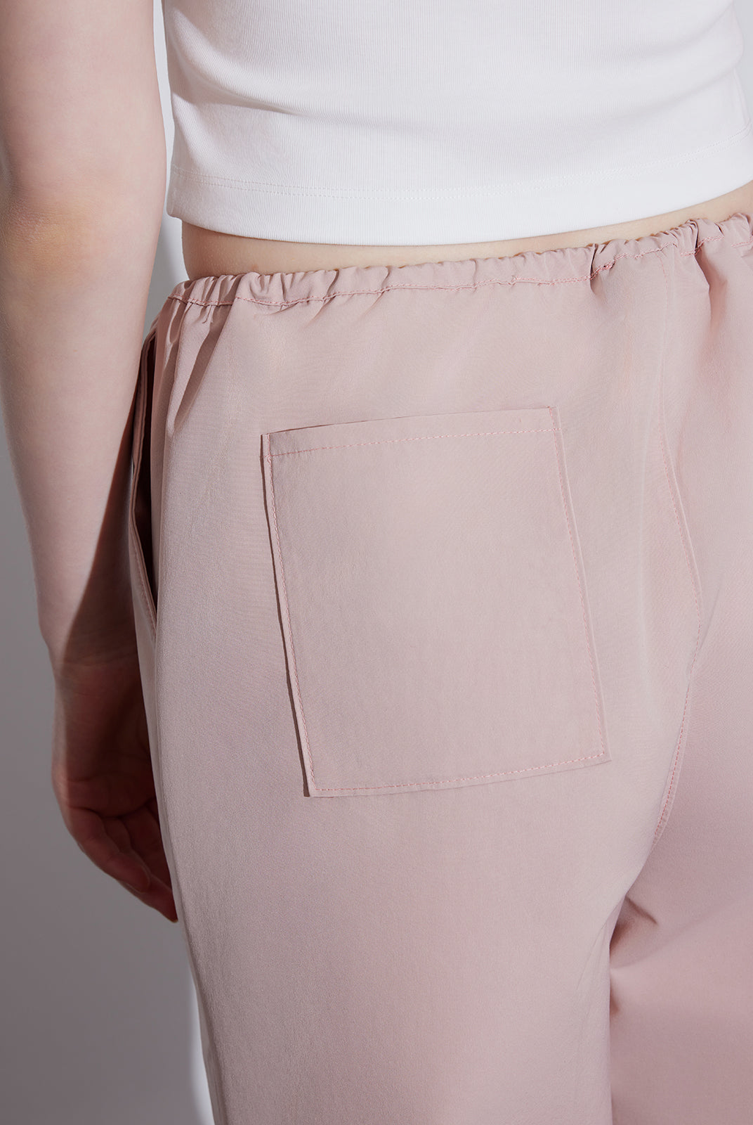 Stylish High-Waisted Utility Parachute Pants