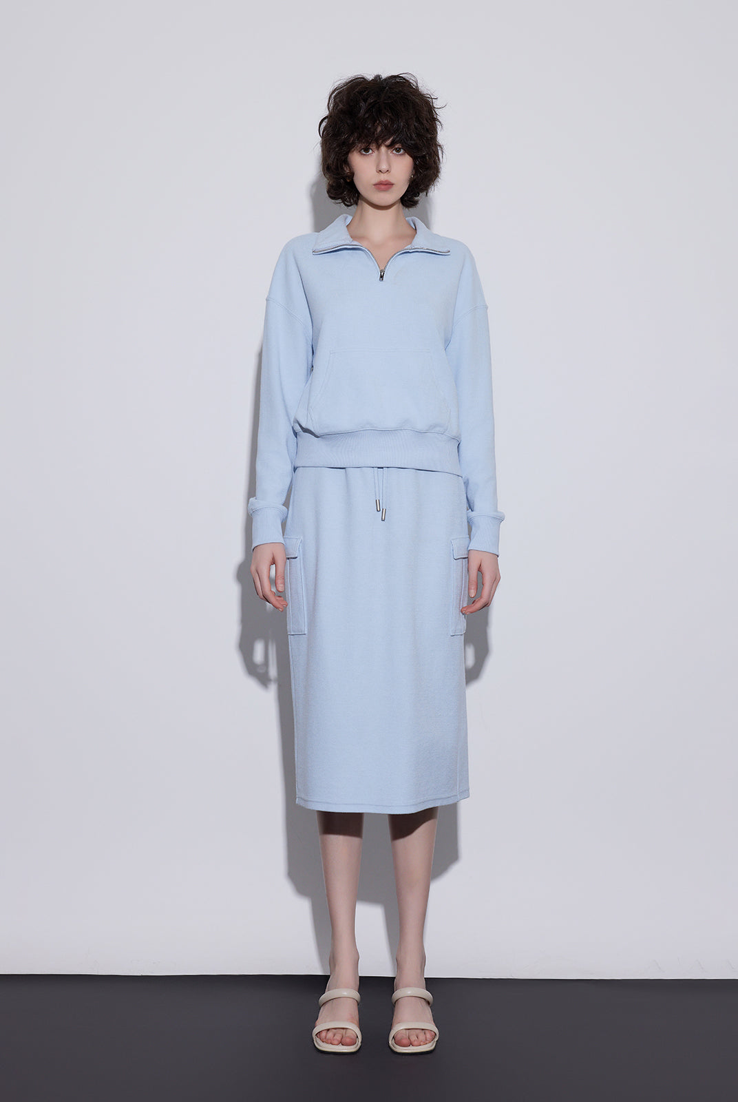 Cozy Fleece Boyfriend 1/2 Zip Sweatshirt