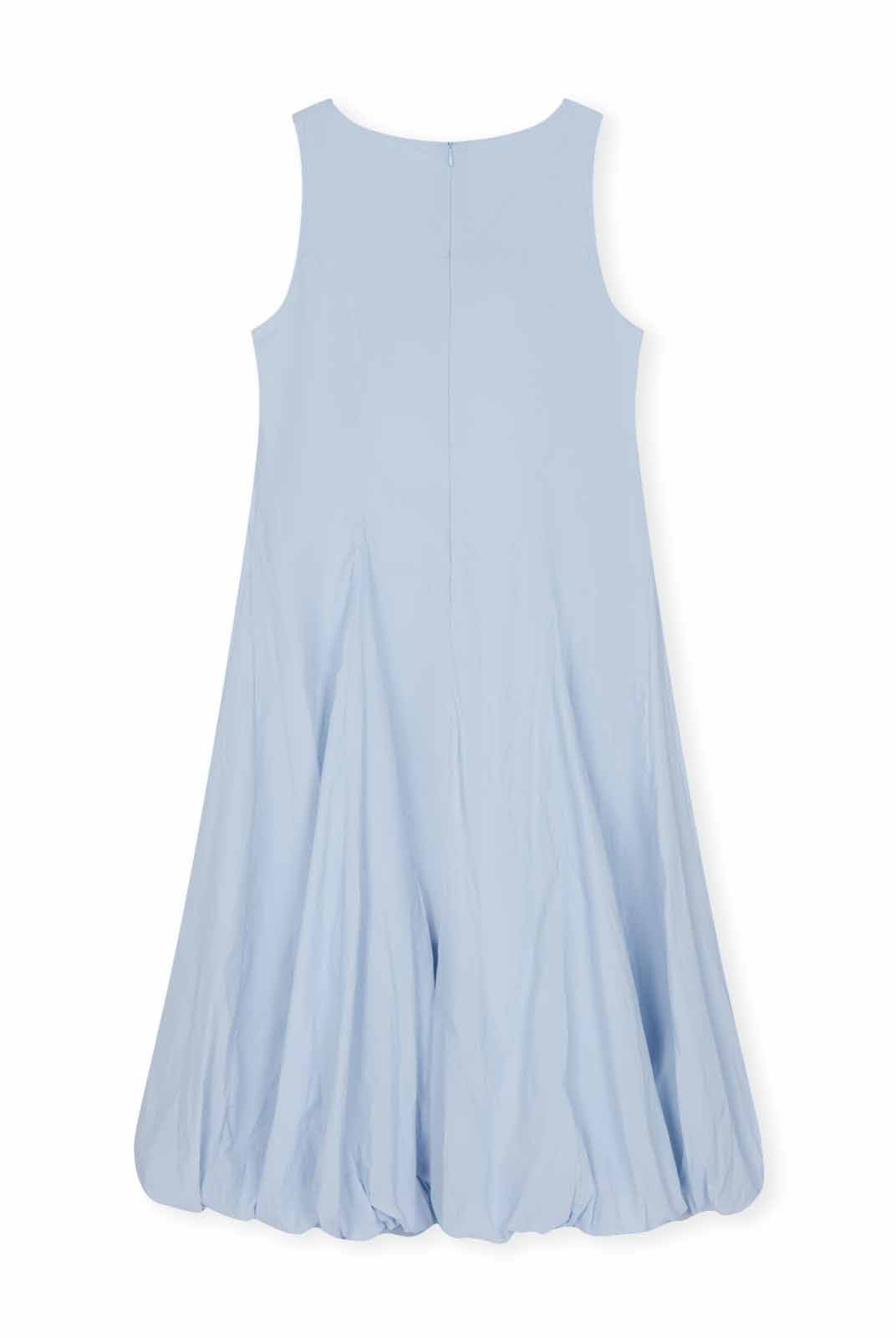 ASOBIO Sleeveless Bubble-Hem Midi Dress