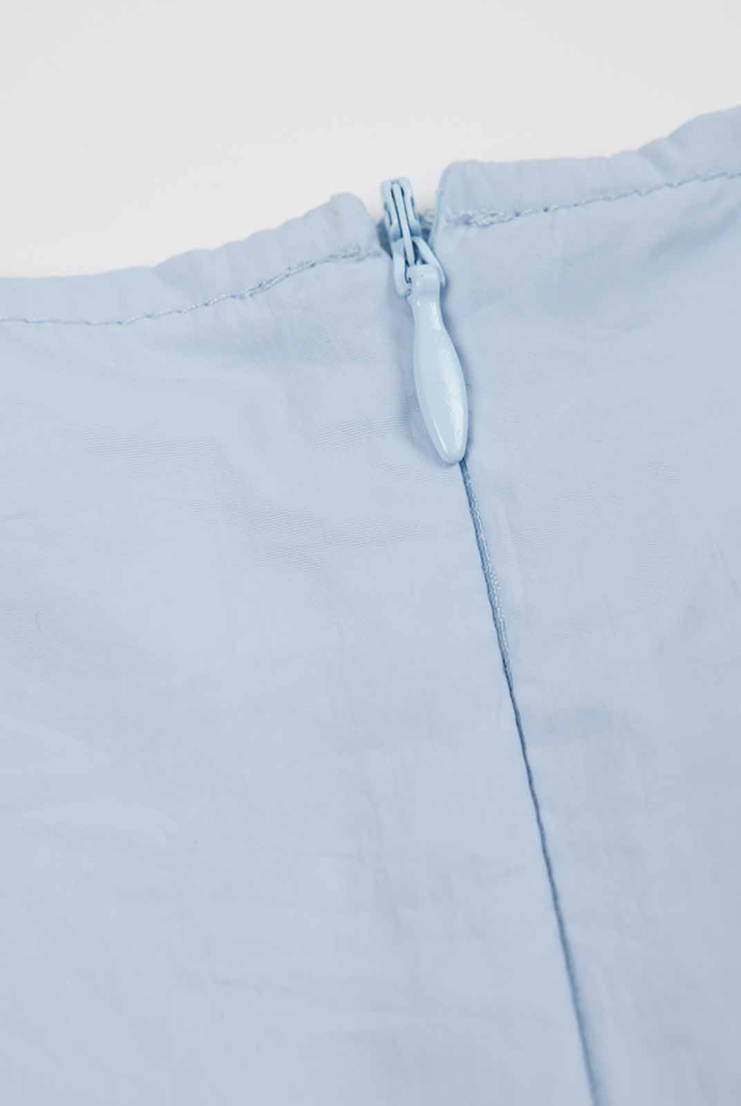 ASOBIO Sleeveless Bubble-Hem Midi Dress