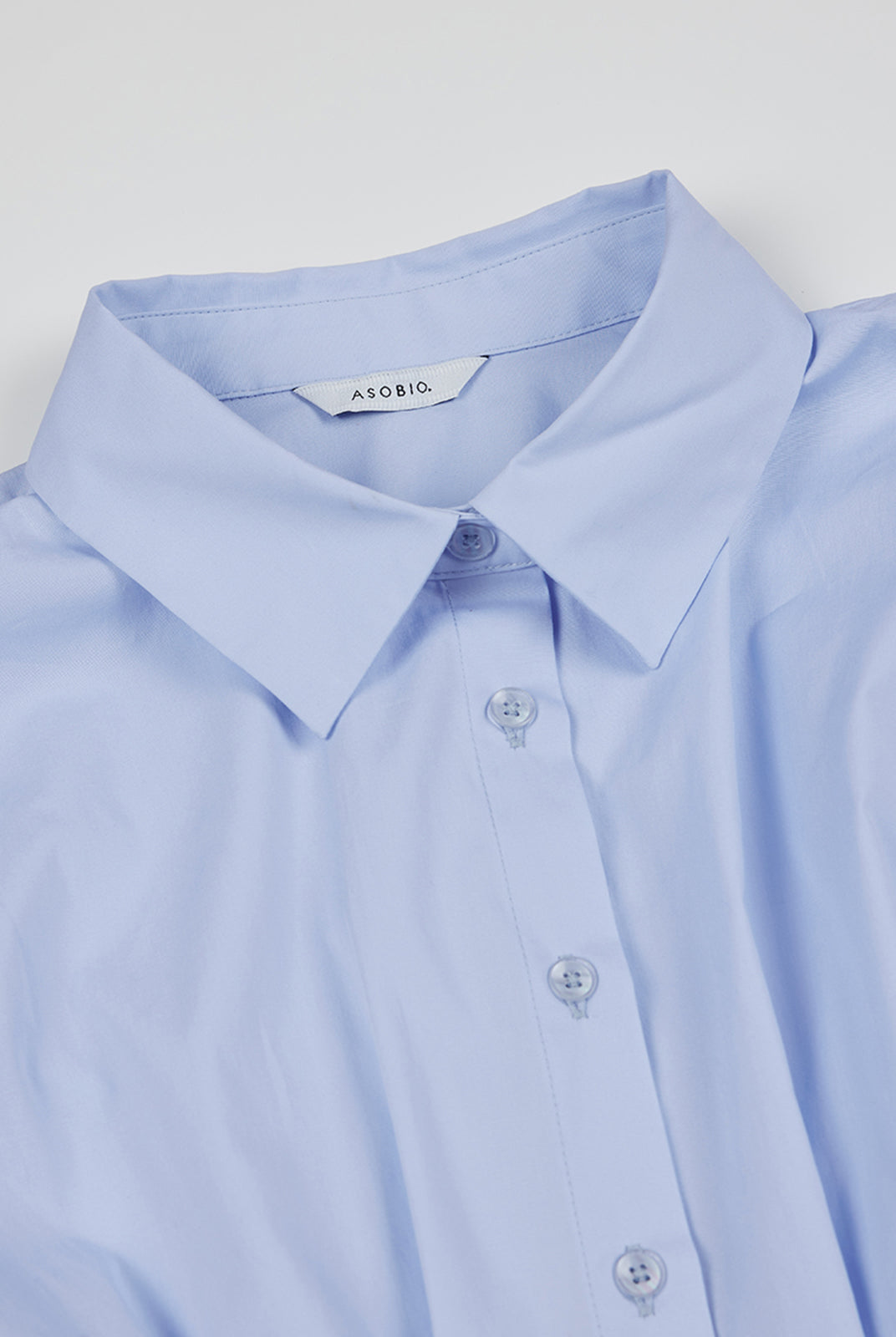 Button-Front Pleated Midi Shirt Dress