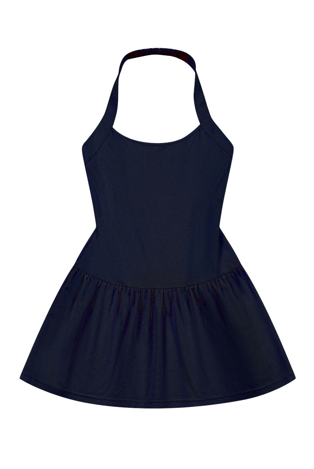 Drapey Mini Halter Dress