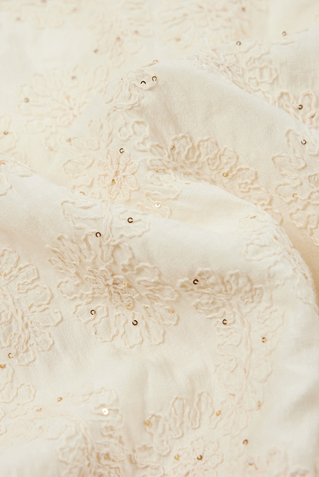 Embroidered Cut Work Cami Column Maxi Dress