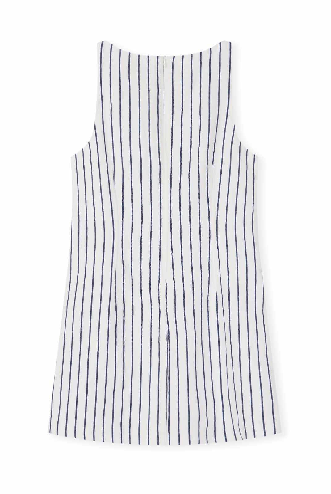 100% Linen Boatneck Mini Dress