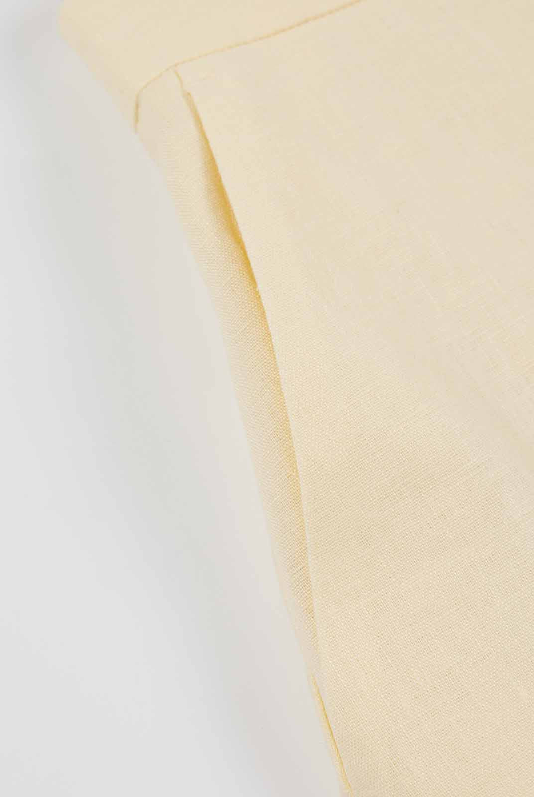 100% Linen Shorts With An Elastic Back Waist