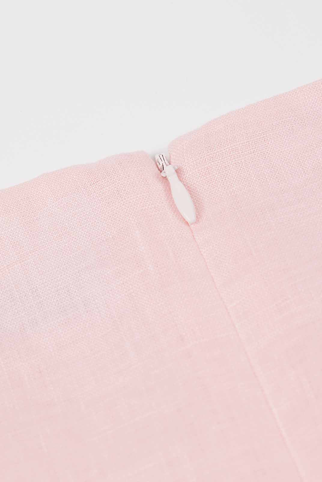 100% Linen Boatneck Mini Dress