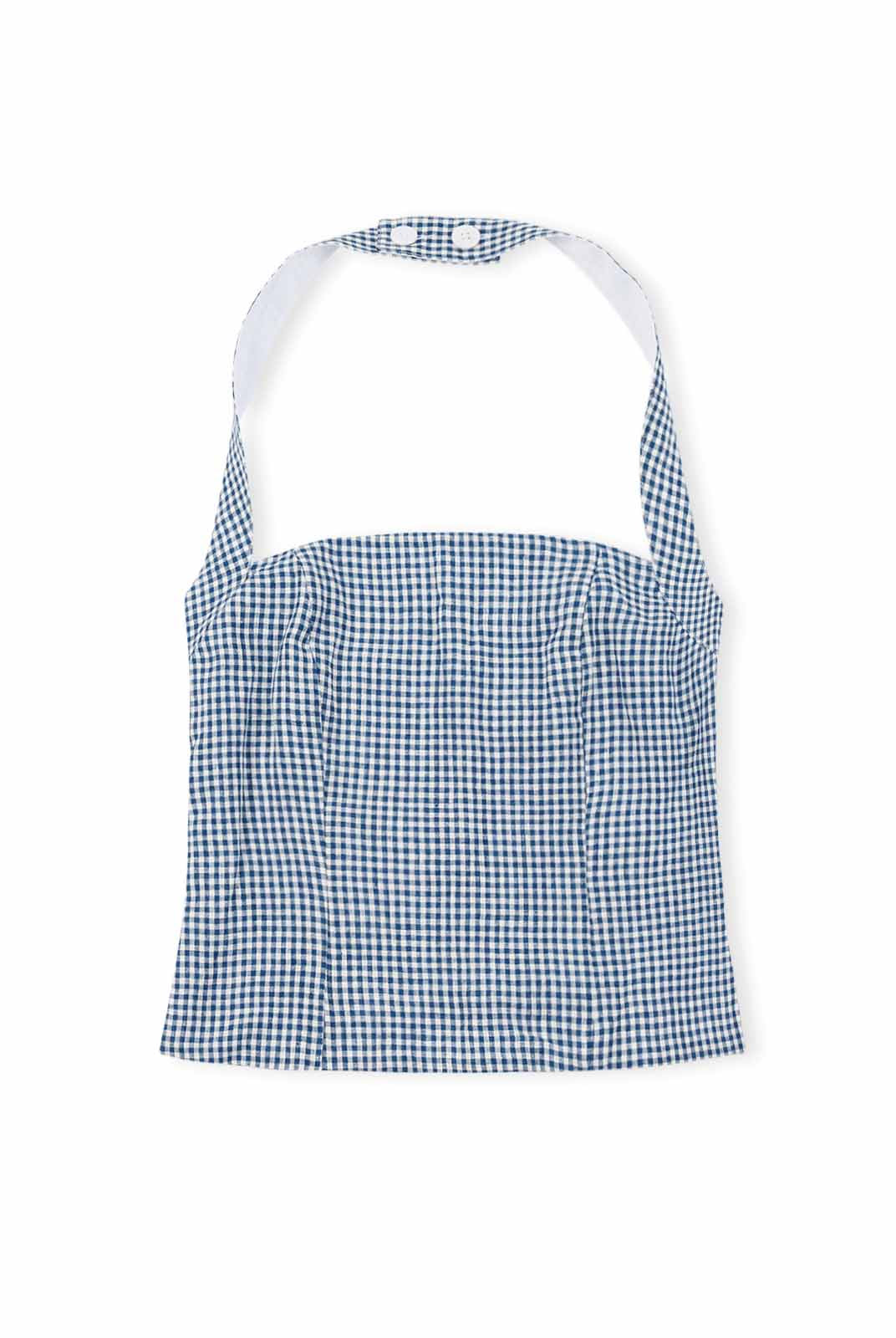 ASOBIO Linen Halter Top