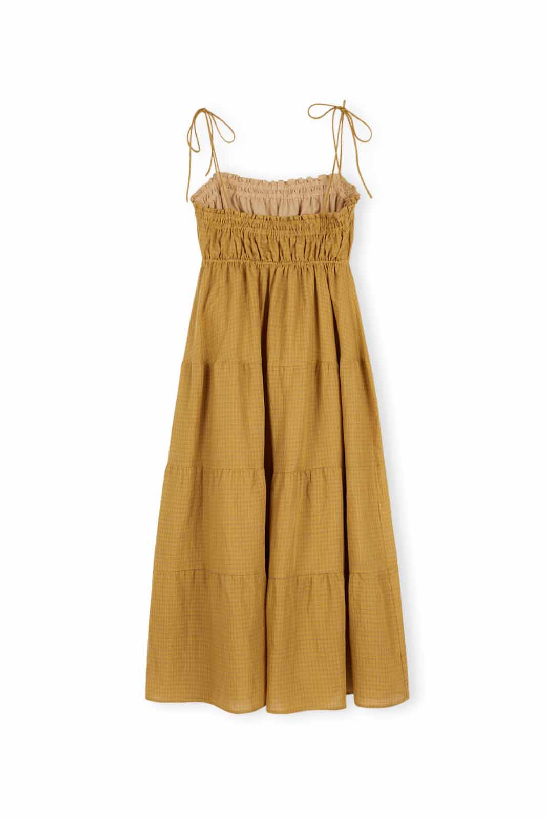 Linen Tiered Midi Dress