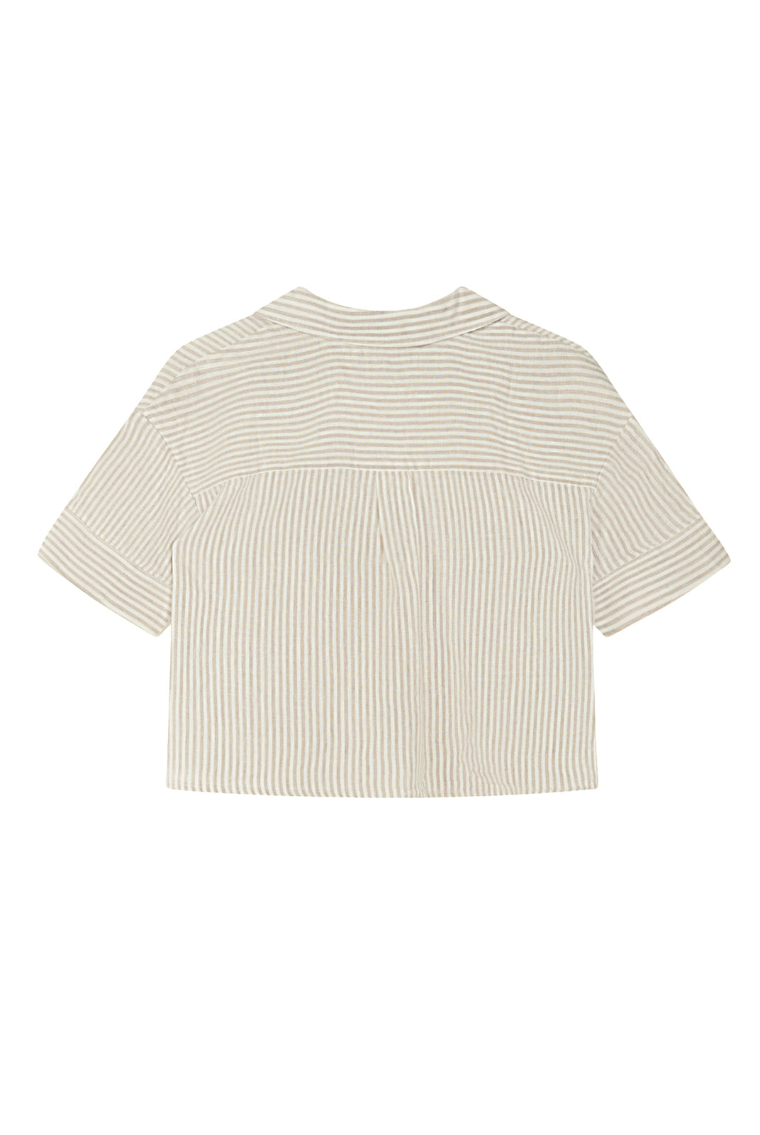 100% Linen Cropped Shirt