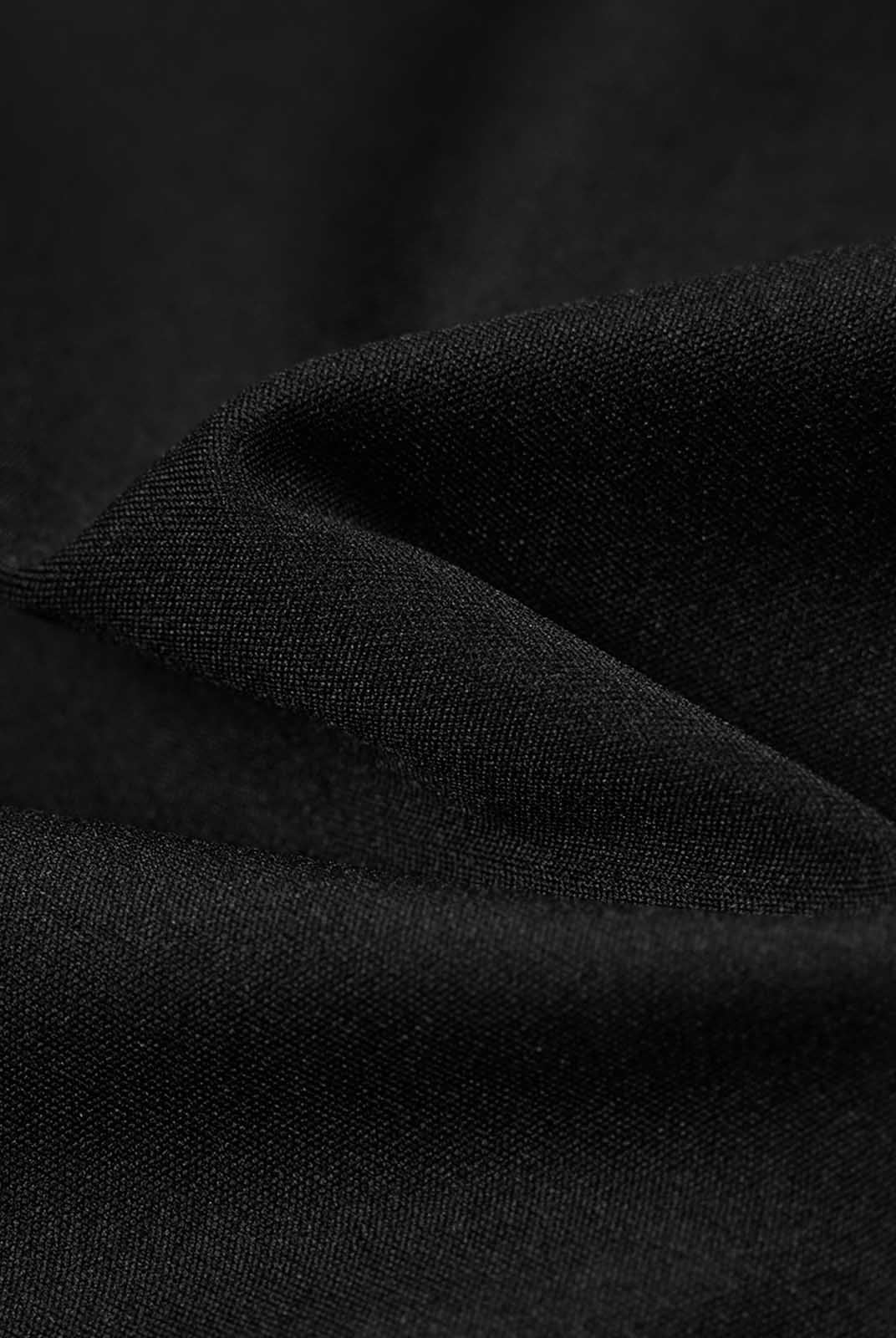 Body-hugging boatneck long-sleeve bodysuit